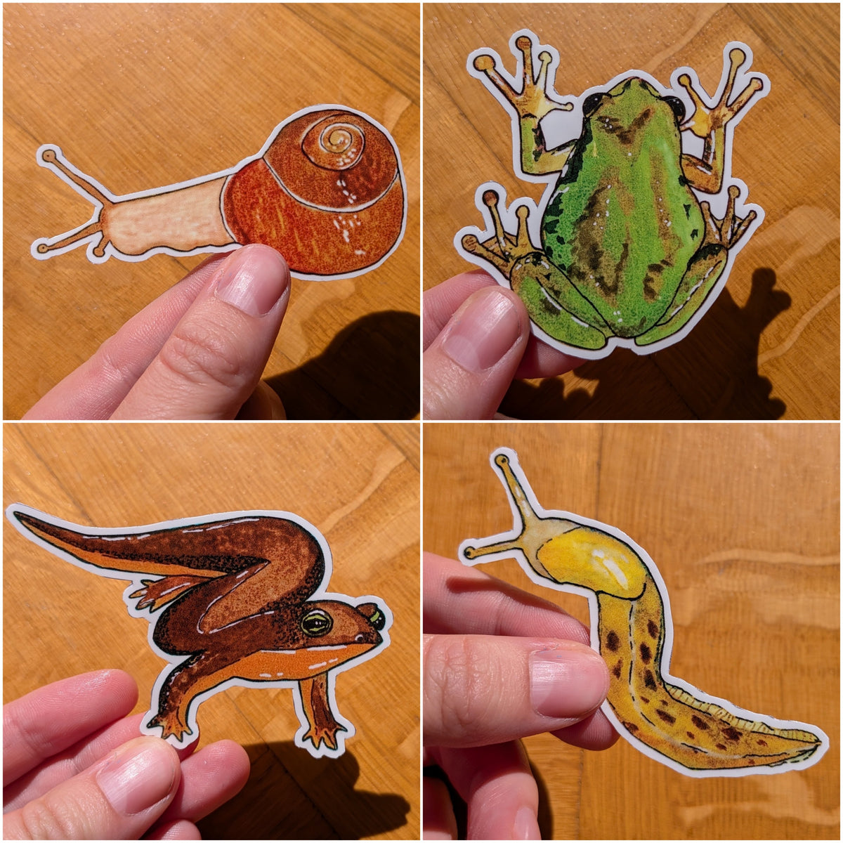Slimy Critters Sticker Pack | whimsical forest animals